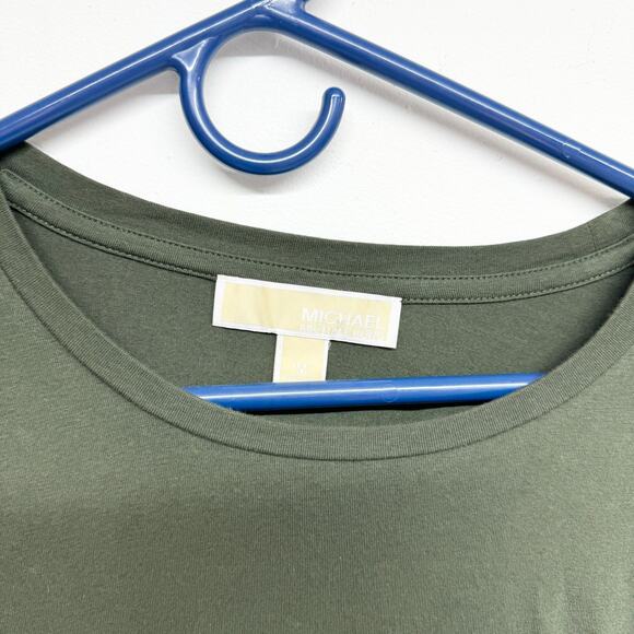 Michael Michael Kors Women Long Sleeved Green Dress Size Medium - Picture 2 of 4